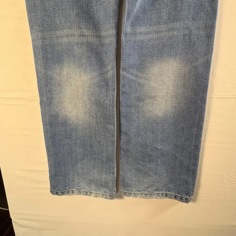 Levis Youth 505 regular blue‎ faded light straight leg denim jeans 18 reg 29/29